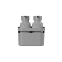 Conjunto Dispenser Organizador Flow 500Ml Lavanderia Chumbo Conjunto Dispenser Organizador Flow 500Ml Lavanderia Chumbo