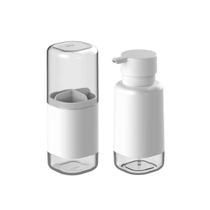 Conjunto Dispenser Sabonete Liquido Porta Escova Dual Ou