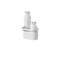 Conjunto Dispensers e Organizador Flow Branco 500ML+500ML Branco OU