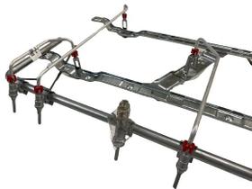Conjunto Distribuição Fogão Piacere G6 5 Bocas - Mueller - Ref.501060076 Conjunto Distribuição Fogão Piacere G6 5 Bocas - Mueller - Ref.501060076