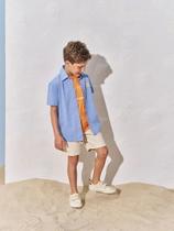 Conjunto Divertto Infantil Masculino Camisa com Bermuda Summer Vibes