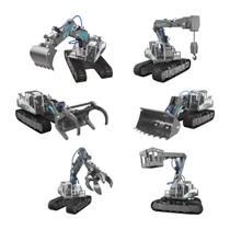 Conjunto Diy Veículos Hidráulicos 6 Em 1 Kit Com 223 Peças Conjunto Diy Veículos Hidráulicos 6 Em 1 Kit Com 223 Peças