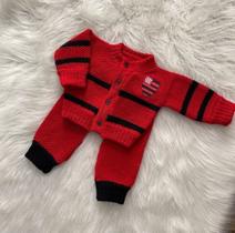 Conjunto Do Flamengo Em Tricô Antiletárgico