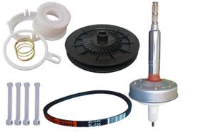 CONJUNTO DO MECANISMO CORREIA 220 POLIA LAVADORA BRASTEMP MONDIAL CLEAN BWQ 8KG a 11KG