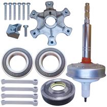 Conjunto do mecanismo suporte cesto rolamento retentor lavadora brastemp mondial clean bwq 8kg 11kg
