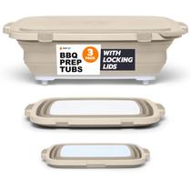 Conjunto Dobrável de 3 Peças para Armazenamento de Alimentos Drip EZ Conjunto Dobrável de 3 Peças para Armazenamento de Alimentos Drip EZ