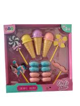 Conjunto Doçura Chefs Star Sorvete Bbr R2965