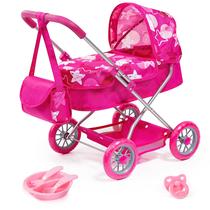 Conjunto Dolls Pram Bayer Smarty 6 em 1 para bonecas de até 18" Conjunto Dolls Pram Bayer Smarty 6 em 1 para bonecas de até 18"