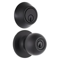 Conjunto Door Knob Deadbolt BRINKS Matte Black ANSI Grade 2 ADA Conjunto Door Knob Deadbolt BRINKS Matte Black ANSI Grade 2 ADA