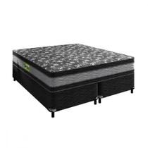 Conjunto Double Face D33 158x198x60 Cinza Preto Floral Portobel Conjunto Double Face D33 158x198x60 Cinza Preto Floral Portobel