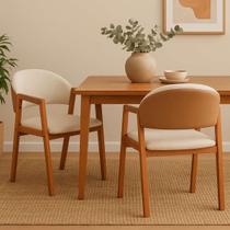 Conjunto Duas Cadeiras De Jantar Recepção Escritório De Madeira E Linho Estilosa Conjunto Duas Cadeiras De Jantar Recepção Escritório De Madeira E Linho Estilosa