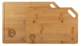 Conjunto Duas Tábuas De Corte Em Bambu Master Chef