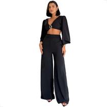 Conjunto Duna Manga Longa e Calça Pantalona