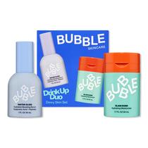 Conjunto Duo Hidratante Drink Up Dewy da Bubble Skincare - Kit de Viagem com Sérum de Ácido Hialurônico Water Slide e Hidratante Facial Slam Dunk - Promove Pele Saudável e Hidratada (2 Unidades)