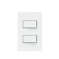 Conjunto duplo 2 Interruptores Paralelos 4x2 10a Branco Infiniti Margirius