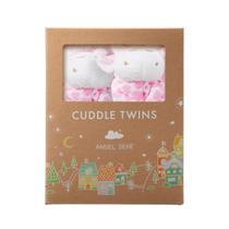 Conjunto duplo Blanket Angel Dear Pink Giraffe Cuddle Conjunto duplo Blanket Angel Dear Pink Giraffe Cuddle