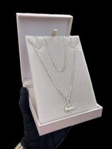 Conjunto Duplo Grumet - 70cm 3mm com Pingente Prata 925 Conjunto Duplo Grumet - 70cm 3mm com Pingente Prata 925