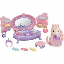 Conjunto e Figura - Sylvanian Families - Penteadeira da Pônei - Epoch