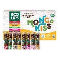 Conjunto Eco Lips Mongo Kiss - 8 Protetores Labiais com Óleo de Mongongo