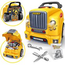 Conjunto Educacional de Brinquedos de Caminhão Mobius Toys com Luzes e Sons