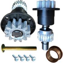 Conjunto Eixo Principal Motor Dz3 Dz4 Sk Pino Prego Bucha Bronze Rossi