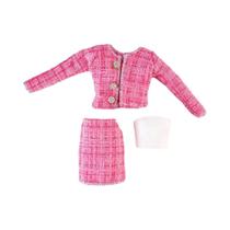 Conjunto Elegante De Casaco E Saia De Inverno Para Boneca 1/6, Roupas Casuais De Moda, Acessórios