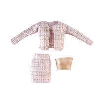 Conjunto Elegante De Casaco E Saia De Inverno Para Boneca 1/6, Roupas Casuais De Moda, Acessórios