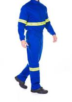 Conjunto eletricista azul c/faixas amarela ca 49169 commanders