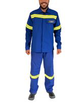 Conjunto Eletricista Camisa Manga Longa Calça Refletiva Nr10