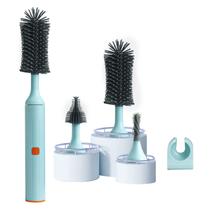 Conjunto elétrico de limpeza de escovas para mamadeiras Winforhour Blue