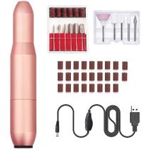 Conjunto Elétrico de Manicure Wokex com 11 Brocas e Acessórios