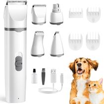 Conjunto elétrico de máquina de cortar cabelo para animais de estimação Masagotti Dogs com moedor de unhas