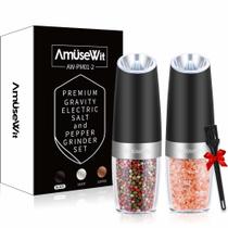 Conjunto elétrico de moedor de sal e pimenta AmusEwit w/ Light Conjunto elétrico de moedor de sal e pimenta AmusEwit w/ Light