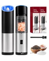 Conjunto elétrico de moedor de sal e pimenta Simple Deluxe Stainless