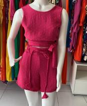 Conjunto ellegancy tecido duna tamanho 42