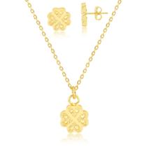 Conjunto ellum florzinha