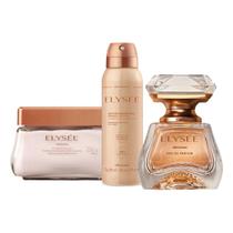 Conjunto Elysée O Boticário Feminino - Eau De Parfum 50ml + Creme Acetinado Hidratante Desodorante Corporal 250g Desodorante 3 Itens