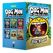 Conjunto em caixa Book Scholastic Dog Man Supa Epic Collection Conjunto em caixa Book Scholastic Dog Man Supa Epic Collection