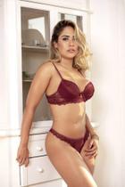 Conjunto em guipir tamanho p sensuale yaffa lingerie