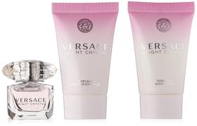 Conjunto em miniatura de 3 peças Perfume Versace Bright Crystal