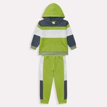 Conjunto em Moletom Peluciado com Capuz- Milon