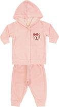 Conjunto em Plush Hrradinhos M Salmão Conjunto em Plush Hrradinhos M Salmão