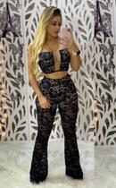 Conjunto em renda Tamanho P Conjunto em renda Tamanho P