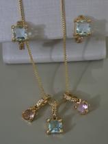 Conjunto em Semijoias Banhada a ouro 18k Cod.51246