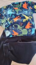 Conjunto em soft menino tm 6 estampa de dinossauros