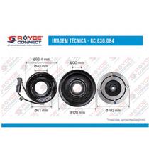 Conjunto Embreagem Compressor Denso 10S15 Polia 4Pk 120Mm Trator Tm Nh