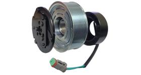 Conjunto embreagem do compressor 7h15 24v polia 10pk 120mm caminha scania 2012 em diante - 135040 oem 1940016 Conjunto embreagem do compressor 7h15 24v polia 10pk 120mm caminha scania 2012 em diante - 135040 oem 1940016