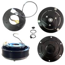 Conjunto Embreagem Para Compressor 10pa17 8pk 12 Volts 145mm John Deere