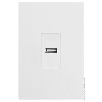 Conjunto Entrada Usb 2A Vertical 4X2 Satin Brs12322-6Br Conjunto Entrada Usb 2A Vertical 4X2 Satin Brs12322-6Br