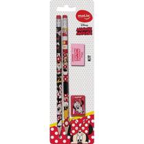 Conjunto Escolar - 4 Peças - Sortido - Disney - Minnie Mouse - Molin